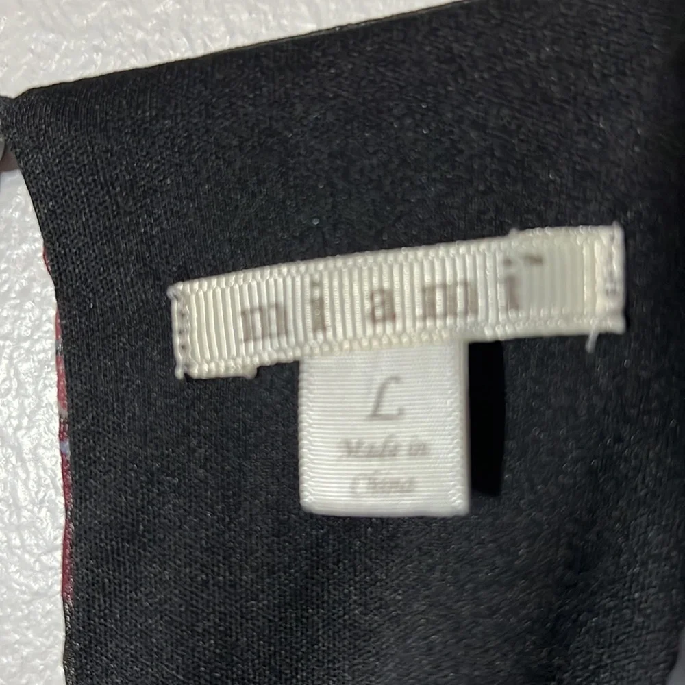 3/$15 Miami Floral Strapless V-Neck Faux Wrap Style Dress- Junior Large - Picture 6 of 9